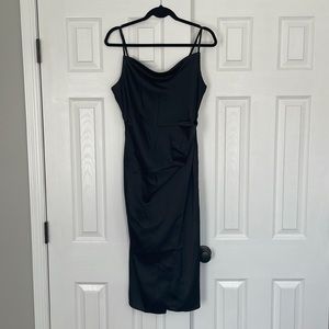 Lulus, black, midi dress, size medium